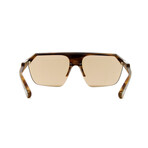 Men's FT0797S Shield Sunglasses // Amber Havana