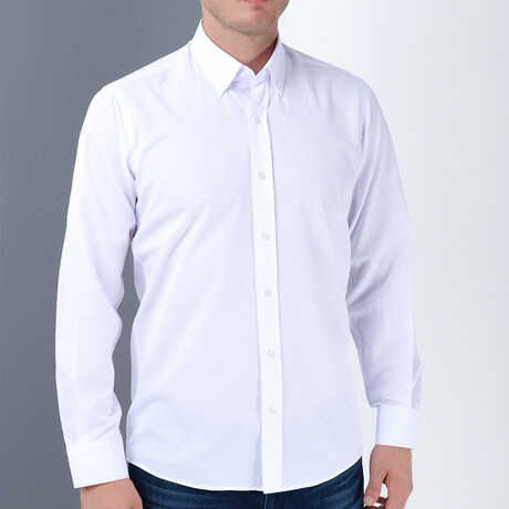 Luke Button Up Shirt // White (Small)