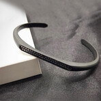 Cuffed Bracelet // Gray