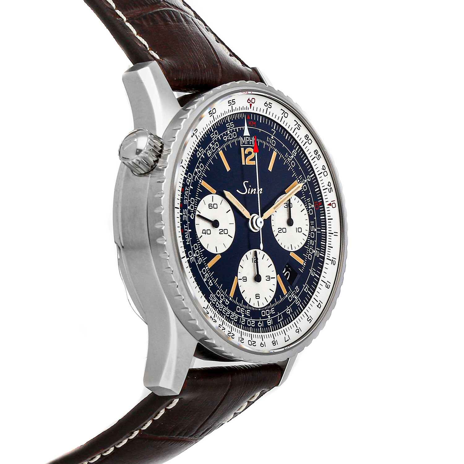 Sinn Pilot 903 St B E Navigation Chronograph Automatic // 903.045 ...