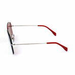 Men's SZV149-579G Sunglasses // Mirror Green