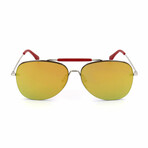 Men's SZV149-579G Sunglasses // Mirror Green