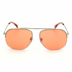 Men's SZV148-579 Sunglasses // Palladium + Light Orange
