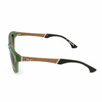 Men's SZV007-998M Sunglasses // Light Green