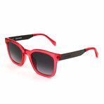 Men's SZV155-02GR Sunglasses // Transparent Fuchsia