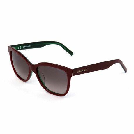 Men's SZV096-09WI Sunglasses // Dark Red