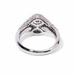 18k White Gold Diamond Ring // Ring Size 7 // New