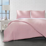 Microfiber Duvet Cover Set // Rose (Twin)