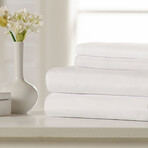 Super Soft Triple Brushed Microfiber Sheet Set // White (Twin)