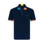 Connor Short Sleeve Polo Shirt // Navy (S)