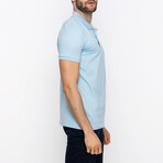 Ian Short Sleeve Polo Shirt // Blue (M)