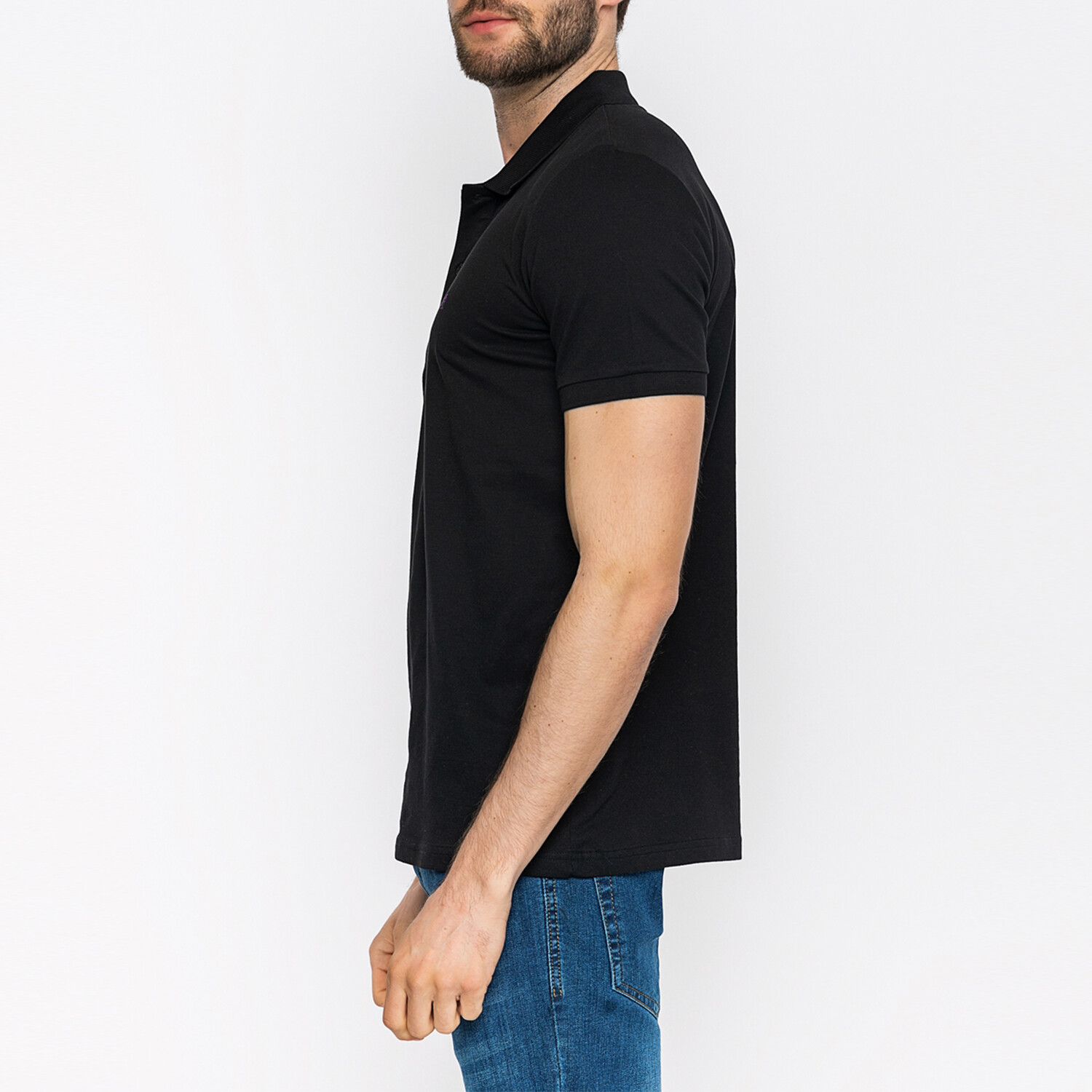Vince Short Sleeve Polo Shirt // Black (2XL) - Felix Hardy PERMANENT ...