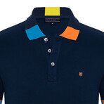 Connor Short Sleeve Polo Shirt // Navy (S)