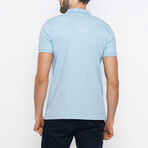 Ian Short Sleeve Polo Shirt // Blue (L)