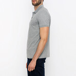Lyon Short Sleeve Polo Shirt // Gray Melange (3XL)