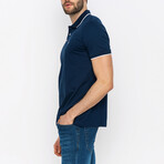Steve Short Sleeve Polo Shirt // Navy (2XL)