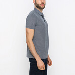 Zack Short Sleeve Polo Shirt // Black (XL)