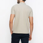Dean Short Sleeve Polo Shirt // Beige (M)
