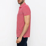 Harry Short Sleeve Polo Shirt // Bordeaux (L)