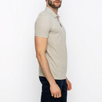 Dean Short Sleeve Polo Shirt // Beige (L)