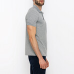 Lyon Short Sleeve Polo Shirt // Gray Melange (M)