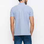 Zane Short Sleeve Polo Shirt // Blue (XL)