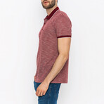 Jordan Short Sleeve Polo Shirt // Bordeaux (M)