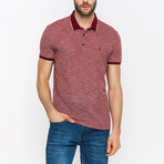 Jordan Short Sleeve Polo Shirt // Bordeaux (2XL)