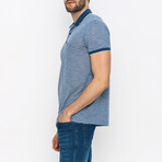 Jaxson Short Sleeve Polo Shirt // Indigo (3XL)