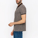 Sutton Short Sleeve Polo Shirt // Brown (L)