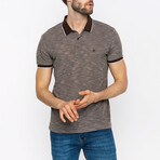 Sutton Short Sleeve Polo Shirt // Brown (3XL)