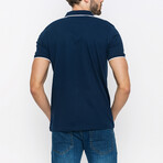 Steve Short Sleeve Polo Shirt // Navy (L)