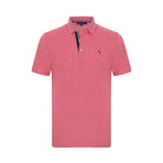 Jax Short Sleeve Polo Shirt // Bordeaux (XS)