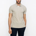 Dean Short Sleeve Polo Shirt // Beige (L)