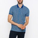 Brady Short Sleeve Polo Shirt // Sax (L)