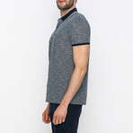 Fallon Short Sleeve Polo Shirt // Dark Gray (M)