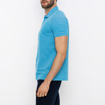Quinn Short Sleeve Polo Shirt // Turquoise (XL)