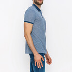 Jaxson Short Sleeve Polo Shirt // Indigo (2XL)