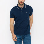 Steve Short Sleeve Polo Shirt // Navy (S)