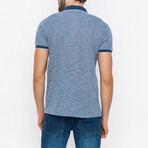 Jaxson Short Sleeve Polo Shirt // Indigo (L)