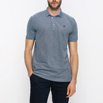 Clement Short Sleeve Polo Shirt // Navy (L)