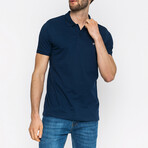Wyatt Short Sleeve Polo Shirt // Navy (M)
