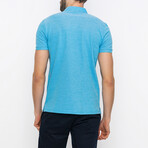 Quinn Short Sleeve Polo Shirt // Turquoise (XL)