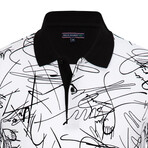 George Short Sleeve Polo Shirt // White (M)