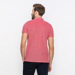 Harry Short Sleeve Polo Shirt // Bordeaux (XL)