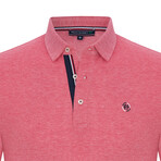 Jax Short Sleeve Polo Shirt // Bordeaux (S)