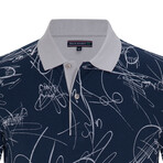 Jack Short Sleeve Polo Shirt // Navy (XL)