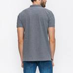 Frank Short Sleeve Polo Shirt // Dark Gray (S)
