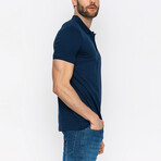 Wyatt Short Sleeve Polo Shirt // Navy (2XL)