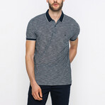 Fallon Short Sleeve Polo Shirt // Dark Gray (S)